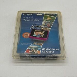 Digital Photo Keychain Key Ring LCD Screen USB DP151 60 Photos 2009 NIB‎ COBY